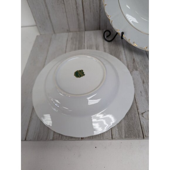 Vintage BOHEMIAN Fine China Set of 3 Soup Bowls Czechoslovakia BOH53 - Picture 6 of 7